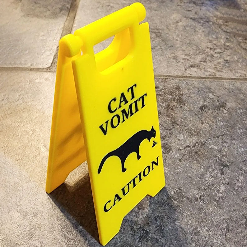 🎄Christmas Sale 49% OFF😺Cat Vomit Sign