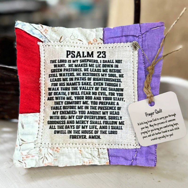 💖LAST DAY SALE 75% OFF💖Prayer Quilt with cross inside