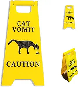 🎄Christmas Sale 49% OFF😺Cat Vomit Sign