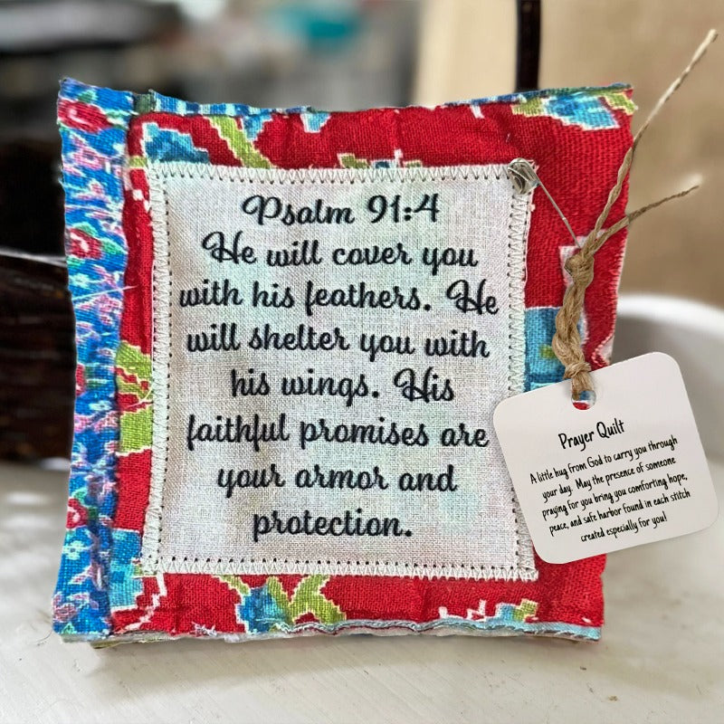 💖LAST DAY SALE 75% OFF💖Prayer Quilt with cross inside