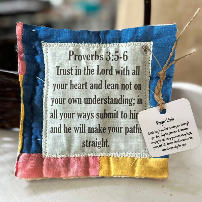 💖LAST DAY SALE 75% OFF💖Prayer Quilt with cross inside