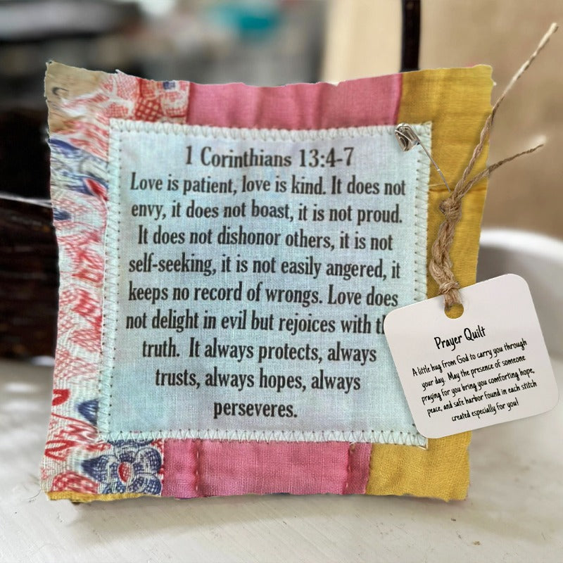 💖LAST DAY SALE 75% OFF💖Prayer Quilt with cross inside