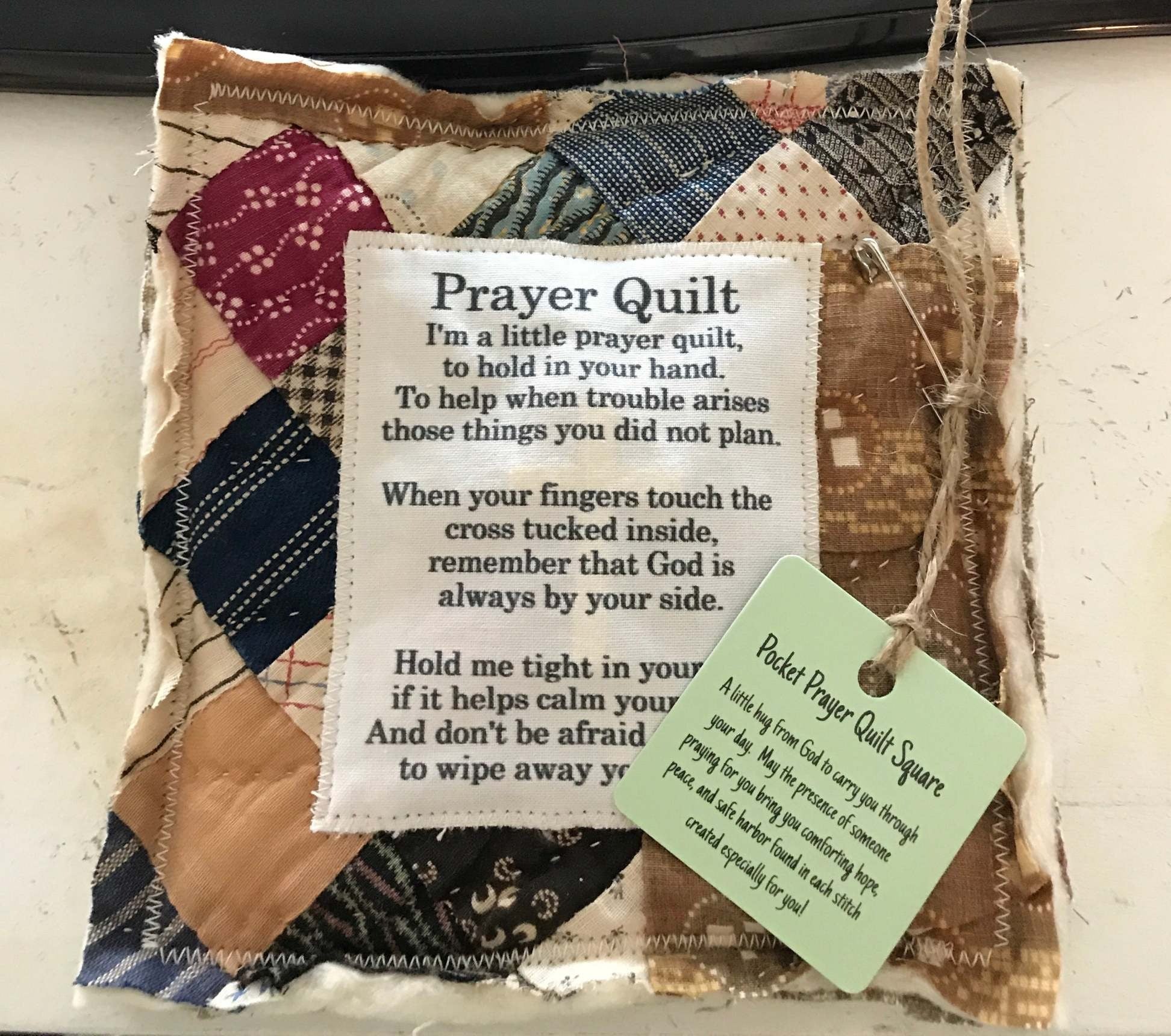 💖LAST DAY SALE 75% OFF💖Prayer Quilt with cross inside